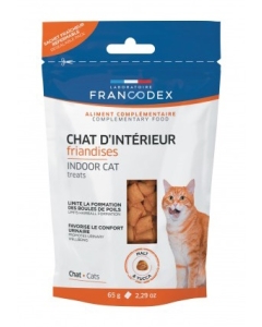 Recompense Antihairball pentru pisici, 65 g, Francodex Snack Cat