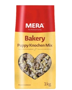 Biscuiti recompensa pentru caini Puppy Knochen, 1kg Mera