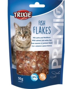 Recompense Pisica Premio Fish Flakes, 50 g, Trixie