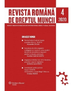 Revista Romana de dreptul muncii nr. 4/2020