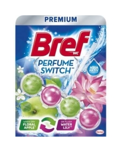 Bref WC Premium Perfume Switch Floral Apple and Water Lily, 50 g/rpe grupdzc.ro✅. Descopera gama copleta de produse la oferte speciale✅!