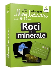 Roci si minerale. Carti de joc educative Montessori 6-12 ani