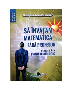 Sa invatam matematica fara profesor. Clasa a 10-a profil tehnologic - Gheorghe Adalbert Schneider