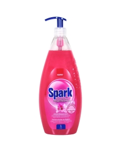 Sano Spark detergent de vase cu pompita, Flori de migdale, 1L