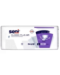 Scutece adulti, Large, 30 bucati, Seni Classic Plus Air