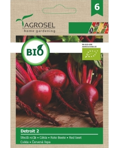 Seminte BIO Sfecla rosie Detroit 2, 2.5 g, Agrosel