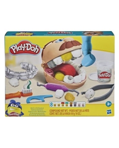 Set Dentistul cu accesorii si dinti colorati, Play-Doh