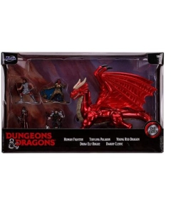 Set 5 nano figurine din metal Dungeons Dragons, JadaToys