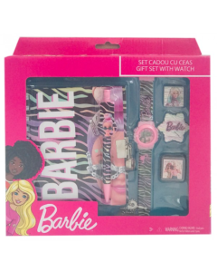 Set cadou cu ceas Barbie