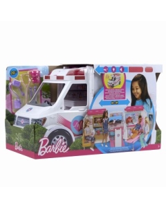 Set de joaca Barbie Ambulanta echipata, Barbie