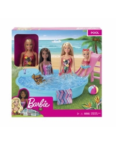 Set papusa Barbie cu piscina, Barbie