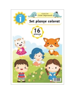 Set planse colorat clasa 1, Elicart, Povesti pentru copii, Carti de colorat ,Carti educative, Auxiliare Clasa 1