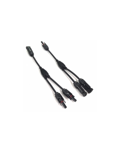 Set 2x Cablu EcoFlow pentru conexiune paralela Panouri Solare MC4, 0.3m