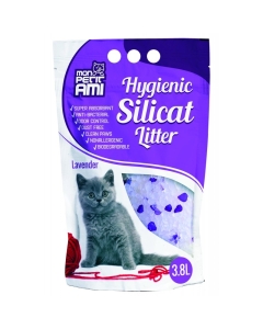 Asternut igienic pentru pisici, Silicat Lavanda, 3.8 L, Mon Petit Ami