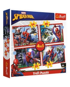 Puzzle 4in1 eroul Spiderman