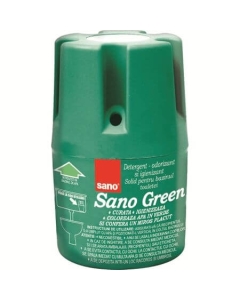 Sano Odorizant solid pentru rezervorul toaletei, Verde, 150g