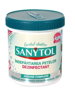 Sanytol Dezinfectant detergent pudră pentru indepărtarea petelor, 450 gr