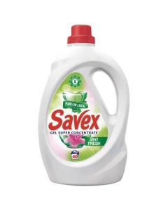 Savex detergent lichid pentru haine/rufe, 2IN1 FRESH, 40 spalari, 2,2L