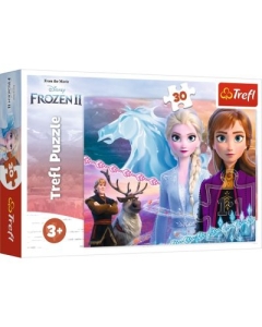Puzzle Frozen curajoasele surori 30 de piese, Trefl