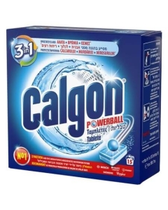 Calgon tablete anticalcar Powerball 3in1, 15buc x 13gr
