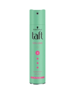 Taft Fixativ Volume, For Fine Hair 4, 250 ml