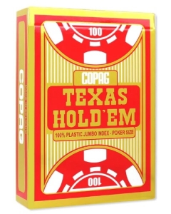 Carti de joc poker spate rosu Texas Holdem