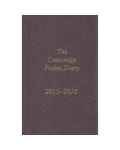 The Cambridge Pocket Diary 2015–2016