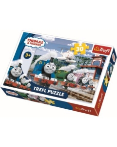 Puzzle cursa pe sine, Trefl