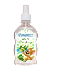 Ulei de corp pentru bebelusi masline, 220 ml, Cottonino