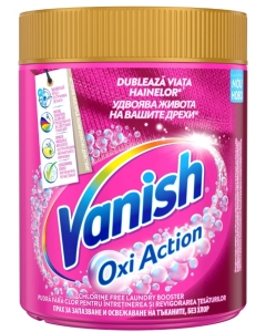 Vanish Pink Oxi Action pudra pentru indepartat pete, 423g