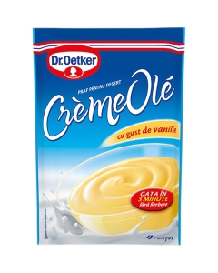 Dr. Oetker Mix pentru desert Creme Ole cu gust de vanilie, 80 g