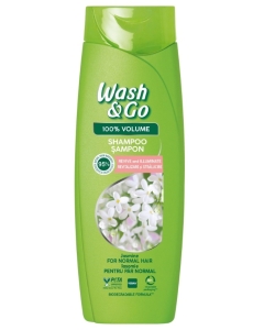 Wash&Go Sampon  cu extract de iasomie pentru par normal, 180ml
