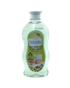 Sampon&gel de dus pentru bebelusi cu extract de masline, 300 ml, Cottonino	