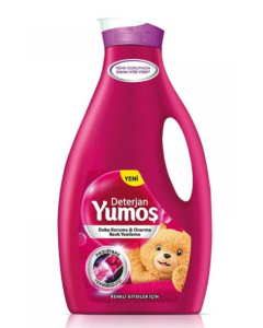 Detergent lichid pentru rufe/haine colorate 42 spalari, 2.52L - Yumos