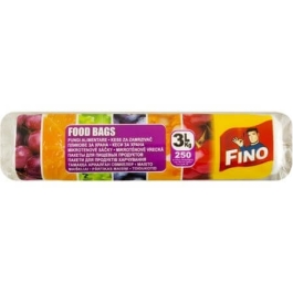 Fino pungi alimentare 3 L, 250 buc
