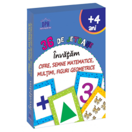 36 de Jetoane. Invatam cifre semne matematice multimi figuri geometrice