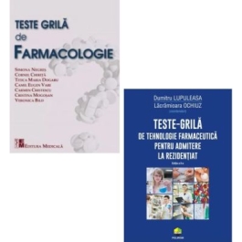 Pachet Teste grila pentru admitere la rezidentiat Farmacologie si tehnologie farmaceutica - Dumitru Lupuleasa Simona Negres