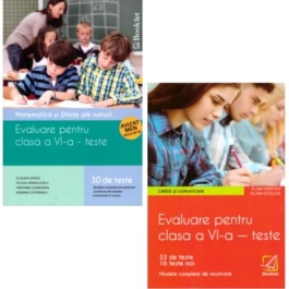 Pachet Evaluare. Limba si comunicare Matematica si stiinte ale naturii clasa a 6-a - Claudia Groza Elena Sticlea