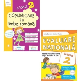 Pachet Evaluare Nationala. Comunicare in limba romana Matematica si explorarea mediului clasa a 2-a - Arina Damian