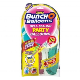 Baloane de petrecere Set Rezerve Roz Bleu Alb Bunch O Balloons 24 baloane