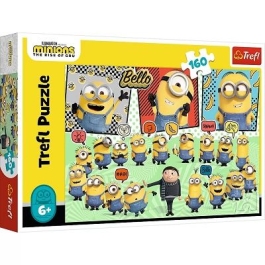 Puzzle 160 piese Aventura minionilor Trefl