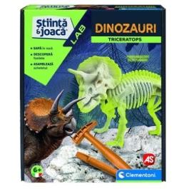 Descopera dinozaurul Triceratops Clementoni