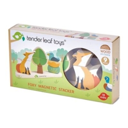 Puzzle educativ magnetic Vulpea in padure 8 piese