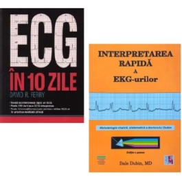 Pachet Interpretarea rapida a EKG-urilor si ECG-UL in 10 zile - Dale Dubin David R. Ferry