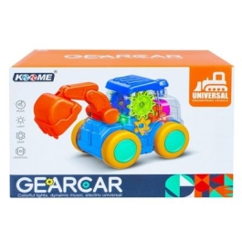 Excavator carcasa transparenta cu lumina si sunet