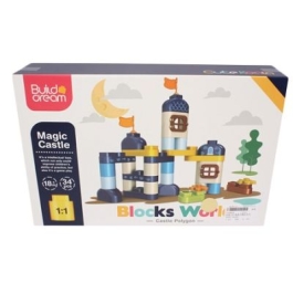 Joc constructii Castelul magic 34 piese maxi