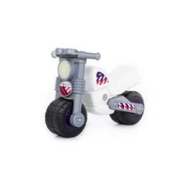 Motocicleta fara pedale politie 63x37. 5x44 cm