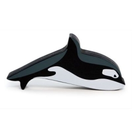 Figurina Orca din lemn premium