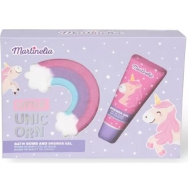 Set crema de corp si bomba de baie Martinelia Little Unicorn