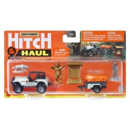 Set 2 vehicule scara 1 64 Matchbox HitchampHaul 1988 Jeep 4x4 trailer trawler